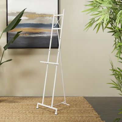 Harper & Willow Metal Tall Adjustable 3 Tier Geometric Display Easel with Chain Support
