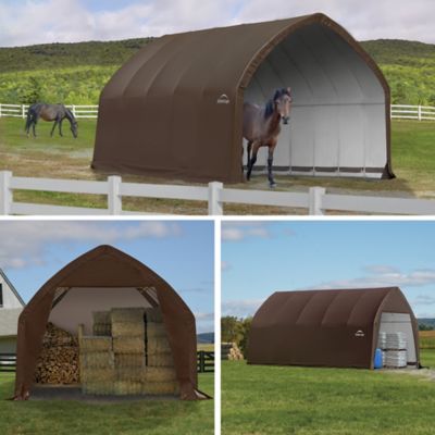 Image showing  13 x 20 x 12ft. Alpine Barn Brown