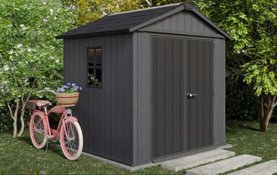 Image showing  Newton Plus 7.5 x 7 Outdoor Storage Shed