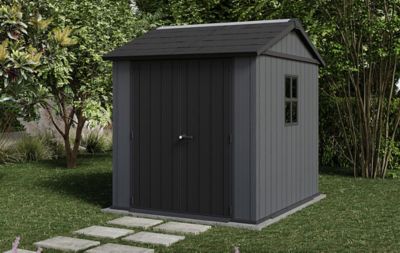 Image showing  Newton Plus 7.5 x 7 Outdoor Storage Shed