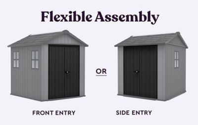 Image showing  Newton Plus 7.5 x 7 Outdoor Storage Shed