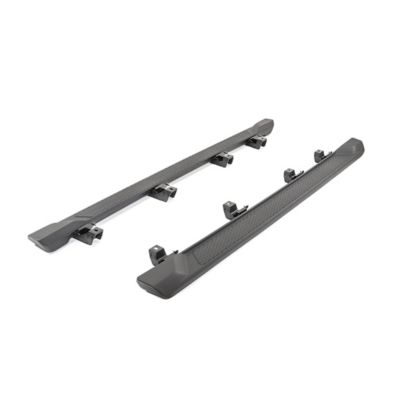 Black Horse Off Road OEM Replica Running Boards Black 20-25 Jeep Gladiator.