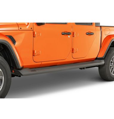 Image showing  OEM Replica Running Boards Black 20-25 Jeep Gladiator.