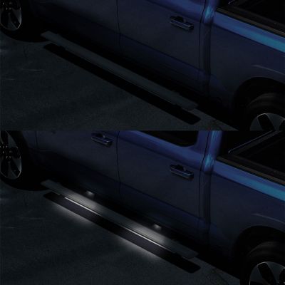 Image showing 5 th Black Horse Off Road Elite Retractable Power Board Black 20-22 Ford F-250 Super Duty Crew Cab