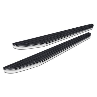 Image showing  Premium Running Boards Black Silver 05-25 Toyota Sienna