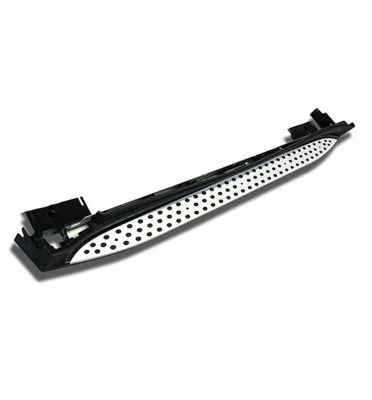 Image showing  OEM Replica Running Boards Silver Black 20-25 Mercedes GLE350