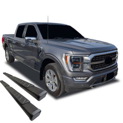 Black Horse Off Road Summit Running Boards Black 15-25 Ford F-150 SuperCrew
