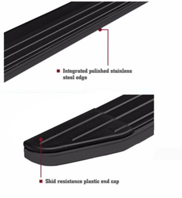 Black Horse Off Road Peerless Running Boards Black Black 19-23 Ford Ranger SuperCrew