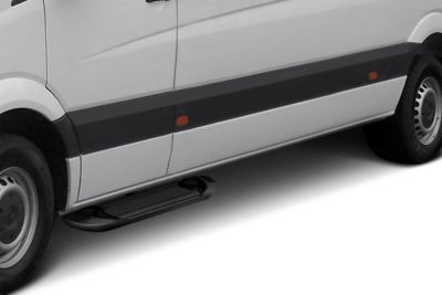 Image showing  Transporter Running Boards Black 09-25 Ford F-250 Super Duty SuperCab