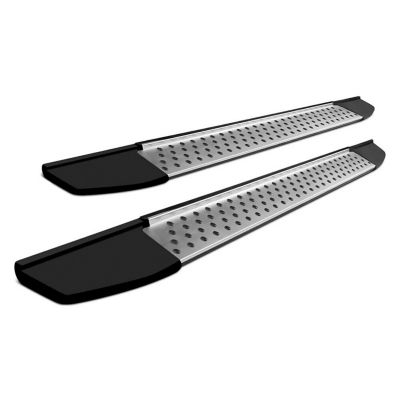 Black Horse Off Road OEM Replica Running Boards Silver Black 07-25 BMW X5