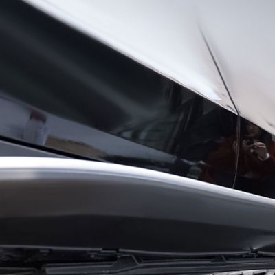 Image showing  OEM Replica Running Boards Silver Black 23-25 Mercedes GLC300