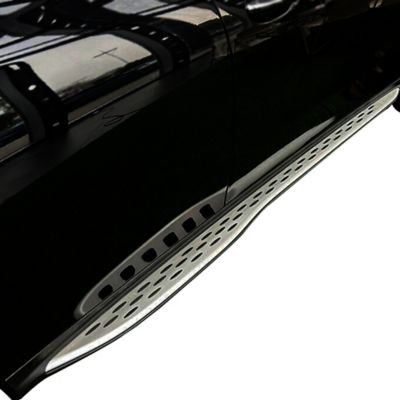 Image showing  OEM Replica Running Boards Silver Black 23-25 Mercedes GLC300
