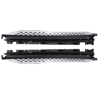 Image showing  OEM Replica Running Boards Silver Black 23-25 Mercedes GLC300