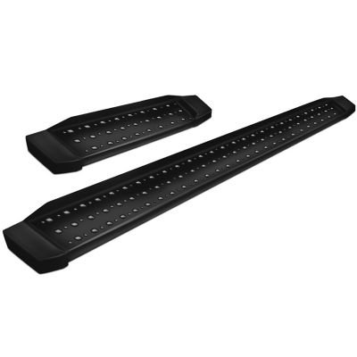 Black Horse Off Road Spartan Running Boards Black 02-25 Ford E-150