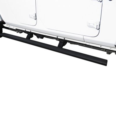 Image showing  Elite Retractable Power Board Black 20-25 Jeep Wrangler