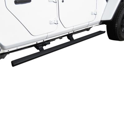 Image showing 5 th Black Horse Off Road Elite Retractable Power Board Black 20-25 Jeep Wrangler