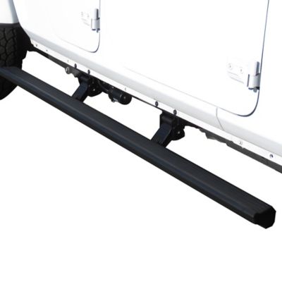 Image showing 8 th Black Horse Off Road Elite Retractable Power Board Black 20-25 Jeep Wrangler