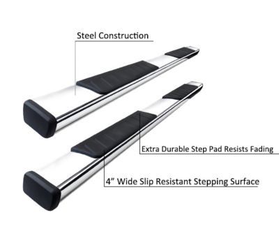 Image showing 2 th Black Horse Off Road Summit Running Boards Steel 15-25 Ford F-150 SuperCrew