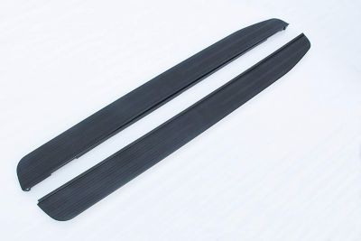 Image showing  OEM Replica Running Boards Silver Black 14-25 Land Rover Range Rover