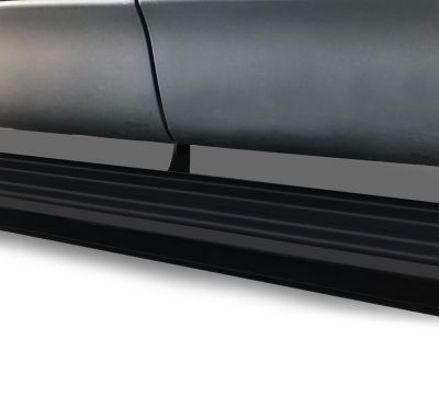Image showing  Peerless Running Boards Black Black 21-25 Ford Bronco Sport