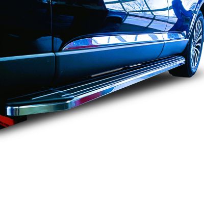 Black Horse Off Road Premium Running Boards Black Silver 20-25 Ford Explorer