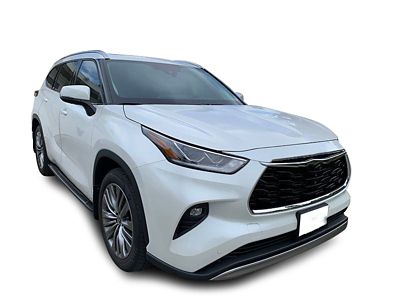 Image showing  OEM Replica Running Boards Silver Black 20-25 Toyota Highlander