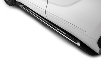 Image showing  OEM Replica Running Boards Silver Black 20-25 Toyota Highlander