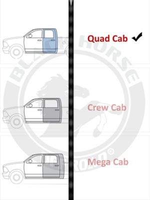 Image showing  Epic Running Boards Black 19-24 Ram 1500 Classic Quad Cab.