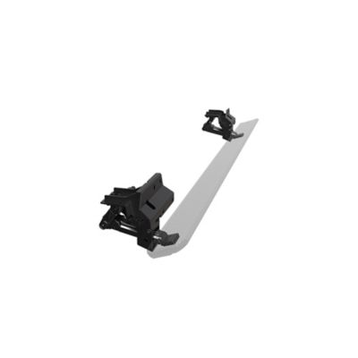 Image showing 7 th Black Horse Off Road Elite Retractable Power Board Black 20-23 Chevy Silverado 2500 Double Cab.