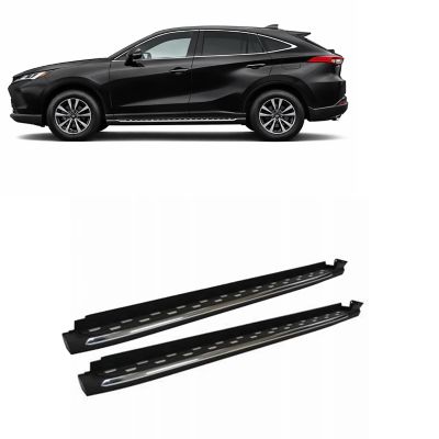 Image showing  OEM Replica Running Boards Silver Black 19-25 Toyota Rav4
