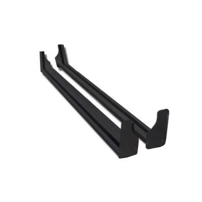 Image showing  Commercial Running Boards Black 97-25 Chevy Express 1500