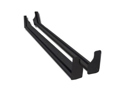 Image showing  Commercial Running Boards Black 97-25 Chevy Express 1500