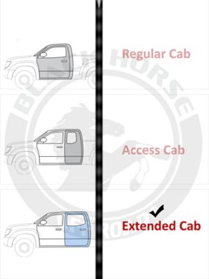 Image showing  Exceed Running Boards Black Silver 07-25 Chevy Silverado 1500 Extended Cab