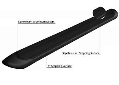 Image showing  Transporter Running Boards Black 22-25 Ford Maverick