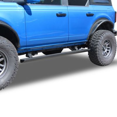 Black Horse Off Road Elite Retractable Power Board Black 21-25 Ford Bronco.