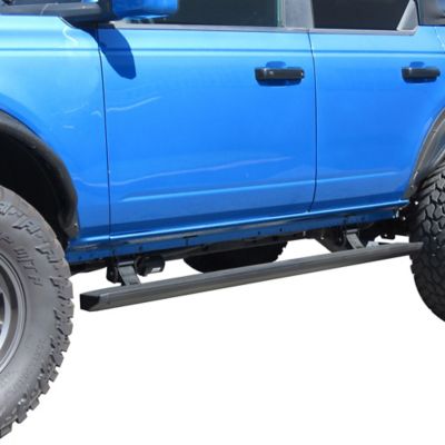 Image showing 8 th Black Horse Off Road Elite Retractable Power Board Black 21-25 Ford Bronco.