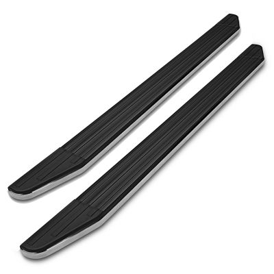 Image showing 7 th Black Horse Off Road Premium Running Boards Black Silver 07-25 Acura MDX