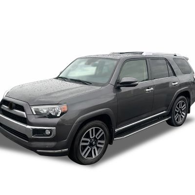 Image showing  Premium Running Boards Black Silver 10-25 Toyota 4Runner, PR-TY4R