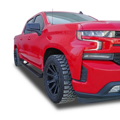 Image showing 6 th Black Horse Off Road Elite Retractable Power Board Black 22-25 Chevy Silverado 1500 Double Cab.