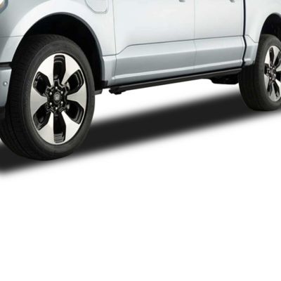 Image showing 8 th Black Horse Off Road Elite Retractable Power Board Black 22-25 Chevy Silverado 1500 Double Cab.