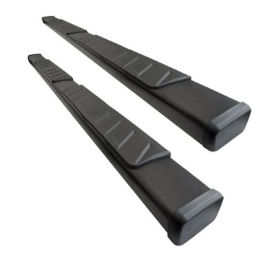 Black Horse Off Road Summit Running Boards Black 07-25 Toyota Tundra CrewMax