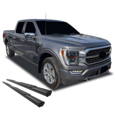Black Horse Off Road Epic Running Boards Black 15-25 Ford F-150 SuperCrew
