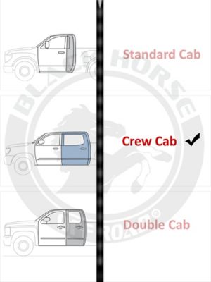 Image showing  Cutlass Running Boards Steel 19-25 Ford Ranger Crew Cab.