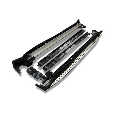 Black Horse Off Road OEM Replica Running Boards Silver Black 07-25 Mercedes ML320