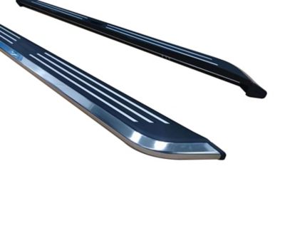 Image showing  Pinnacle Running Boards Black Silver 20-25 Ford Explorer.
