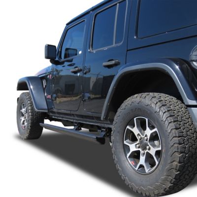 Black Horse Off Road Elite Retractable Power Board Black 25-25 Ram 1500 Crew Cab.