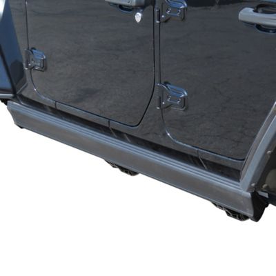 Image showing  Elite Retractable Power Board Black 25-25 Ram 1500 Crew Cab.
