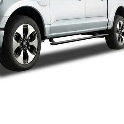 Black Horse Off Road Elite Retractable Power Board Black 15-20 Ford F-150 SuperCab.