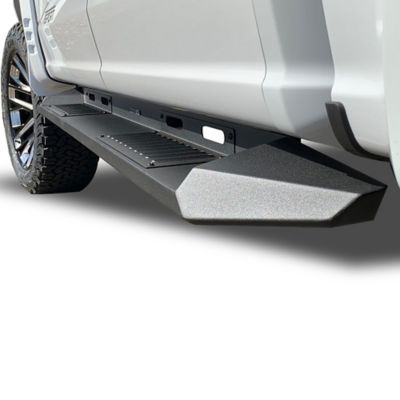 Black Horse Off Road Armour Steel Running Boards Black 15-25 Ford F-150 SuperCrew