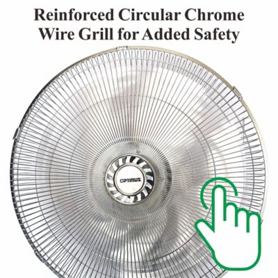 Image showing  18 in. Industrial Grade High Velocity Oscillation Wall Fan